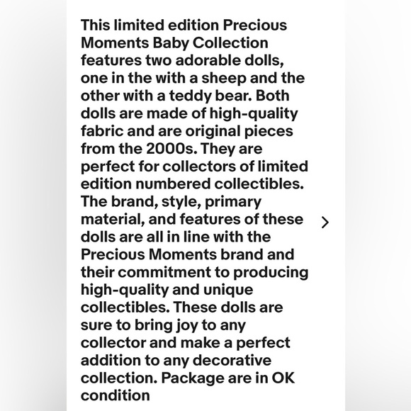 Precious Moments "Angel Boy Daniel" 2000 Limited Edition gift - Picture 3 of 5